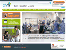 Tablet Screenshot of ch-lemans.fr